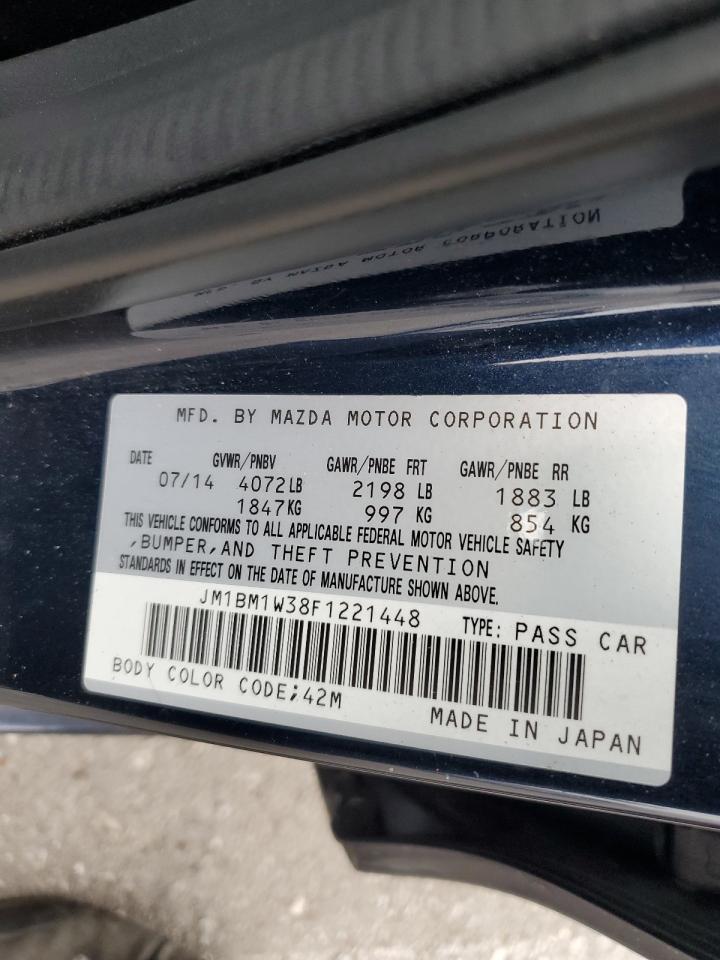 JM1BM1W38F1221448 2015 Mazda 3 Grand Touring