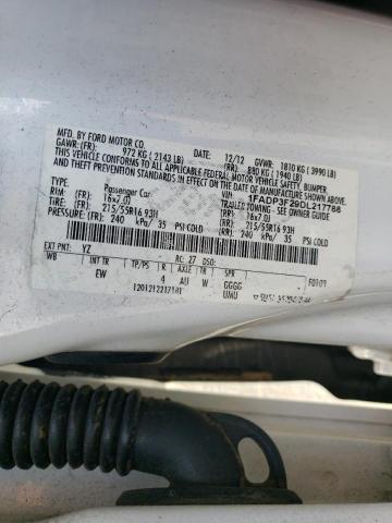 2013 Ford Focus Se VIN: 1FADP3F29DL217788 Lot: 60350464