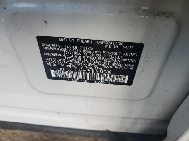 2017 Subaru Forester 2.5I VIN: JF2SJAAC5HH594006 Lot: 56529464