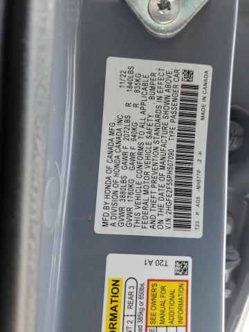 2023 HONDA CIVIC SPOR - 2HGFE2F55PH507090