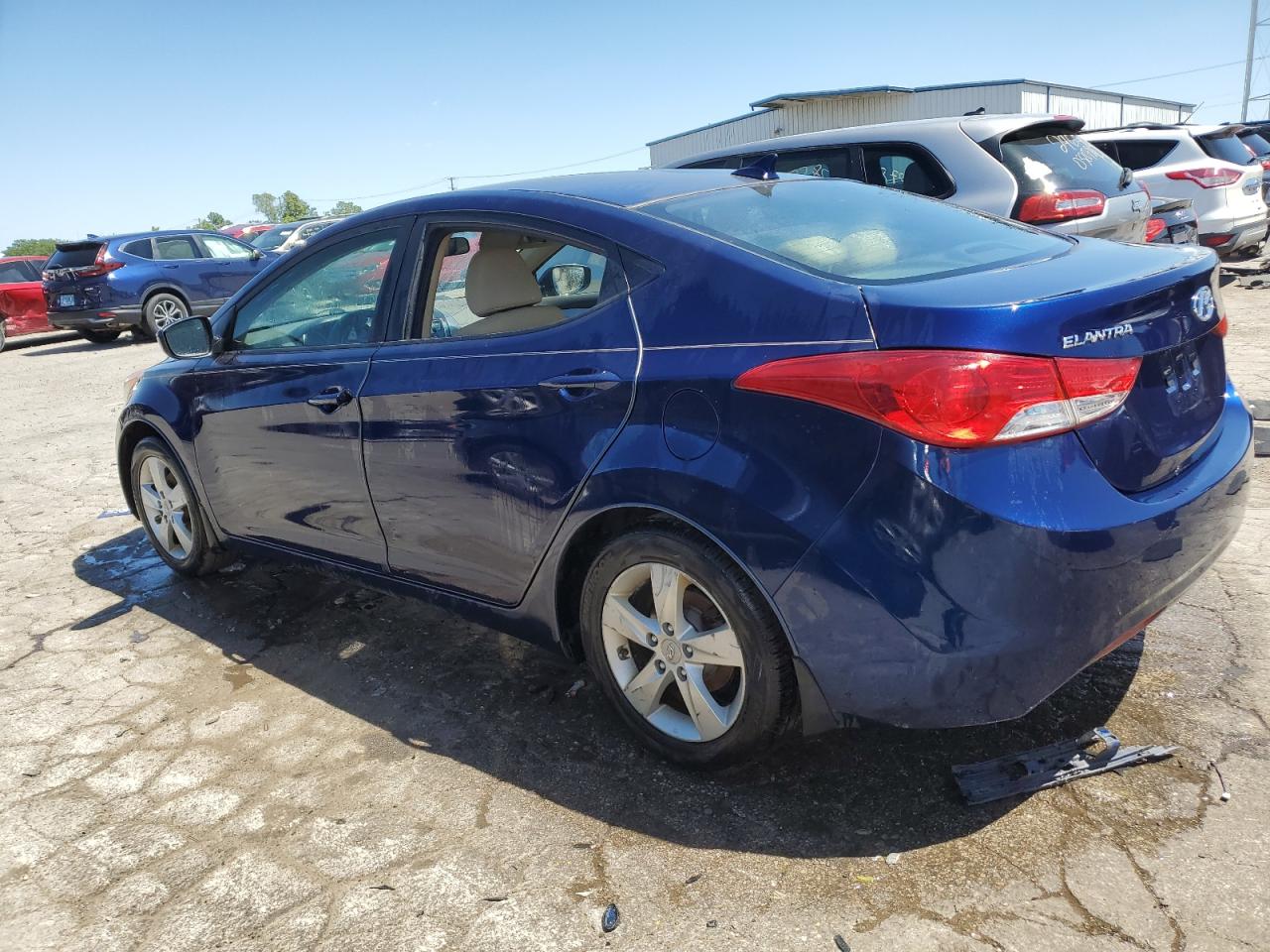 Lot #2926292422 2013 HYUNDAI ELANTRA GL