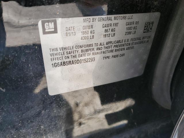 2013 Cadillac Ats Luxury VIN: 1G6AB5RA9D0152293 Lot: 58295024