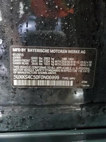 2015 BMW X5 xDrive35D VIN: 5UXKS4C50F0N06999 Lot: 57880544