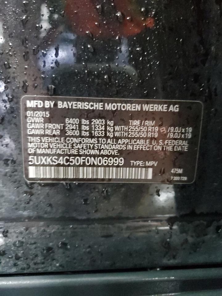 5UXKS4C50F0N06999 2015 BMW X5 xDrive35D
