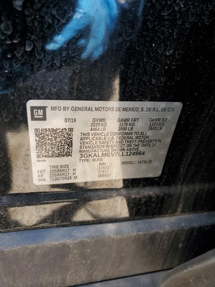 3GKALMEV7LL124964 2020 GMC Terrain Sle