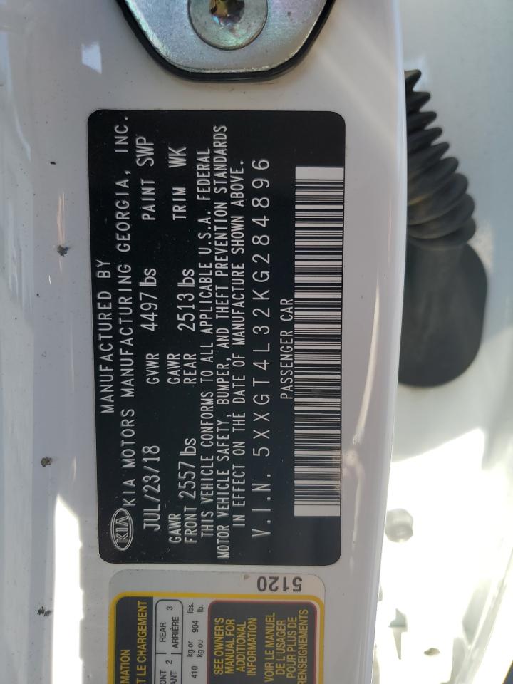 5XXGT4L32KG284896 2019 Kia Optima Lx