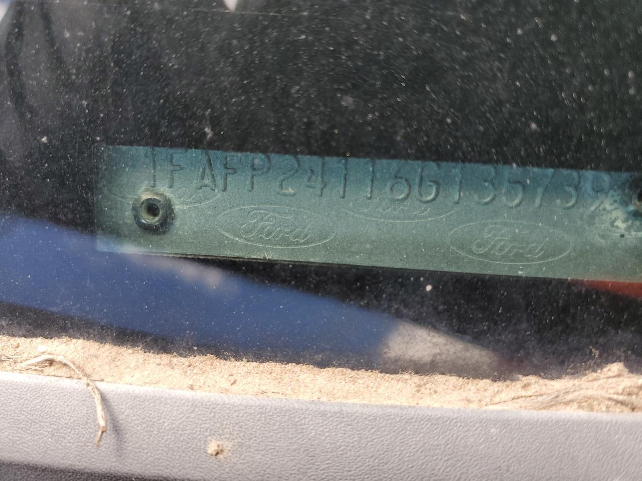 1FAFP24116G135739 2006 Ford Five Hundred Sel