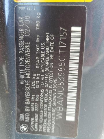 2008 BMW 528 I VIN: WBANU53588CT17157 Lot: 59728594