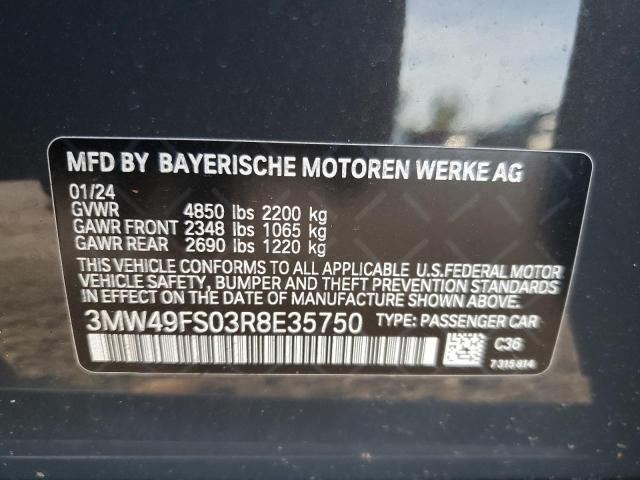 2024 BMW M340I - 3MW49FS03R8E35750