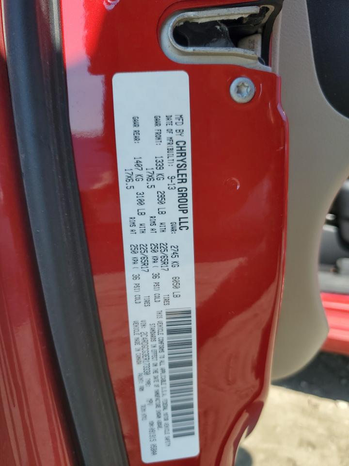 2C4RDGCG3ER173330 2014 Dodge Grand Caravan Sxt