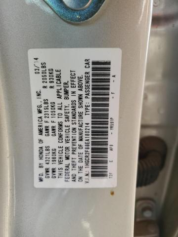 1HGCR2F88EA180214 2014 Honda Accord Exl