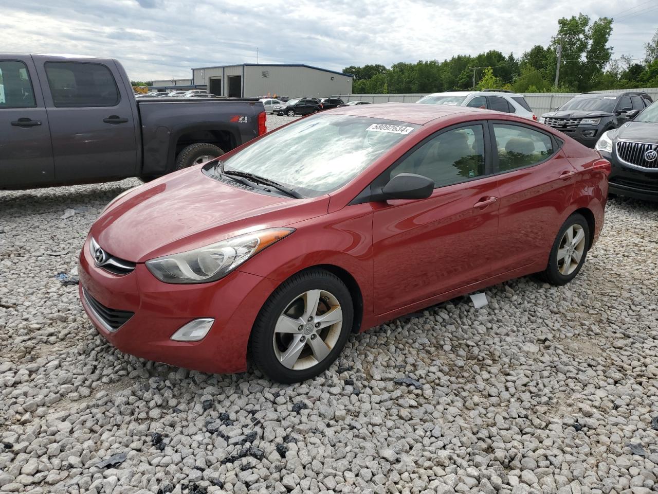 2012 Hyundai Elantra Gls vin: KMHDH4AE2CU310736