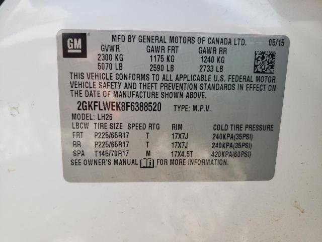 2015 GMC TERRAIN SL - 2GKFLWEK8F6388520