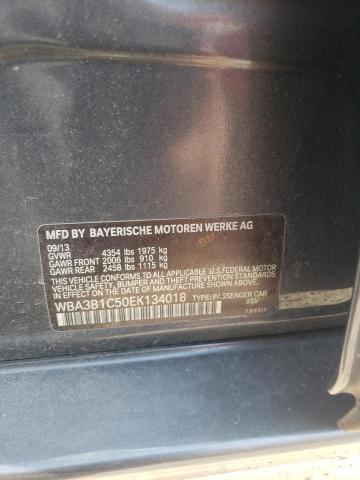 2014 BMW 320 I VIN: WBA3B1C50EK134018 Lot: 57263924