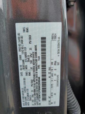 2022 Ford F150 Supercrew VIN: 1FTEW1CP8NKE69044 Lot: 59686474