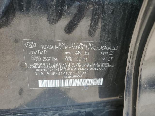 2019 HYUNDAI SONATA LIM - 5NPE34AF7KH770001
