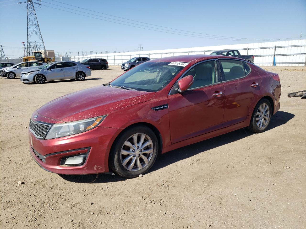 2015 Kia Optima Lx vin: 5XXGM4A77FG451326