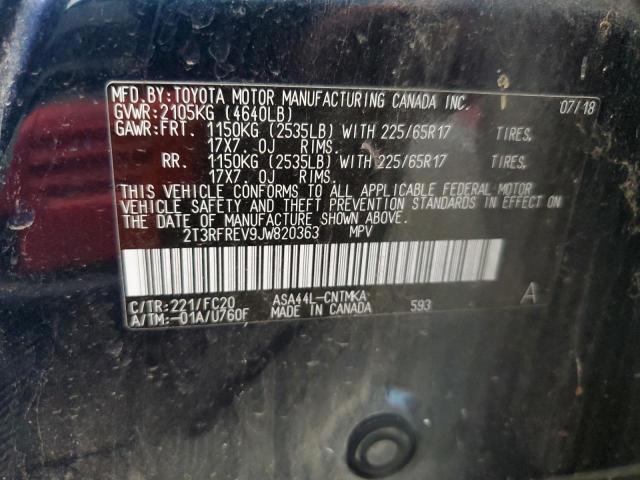 2018 Toyota Rav4 Adventure VIN: 2T3RFREV9JW820363 Lot: 57909874