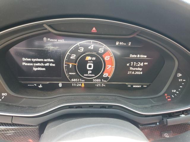 2019 AUDI S5 PRESTIG WAUR4AF55KA039732