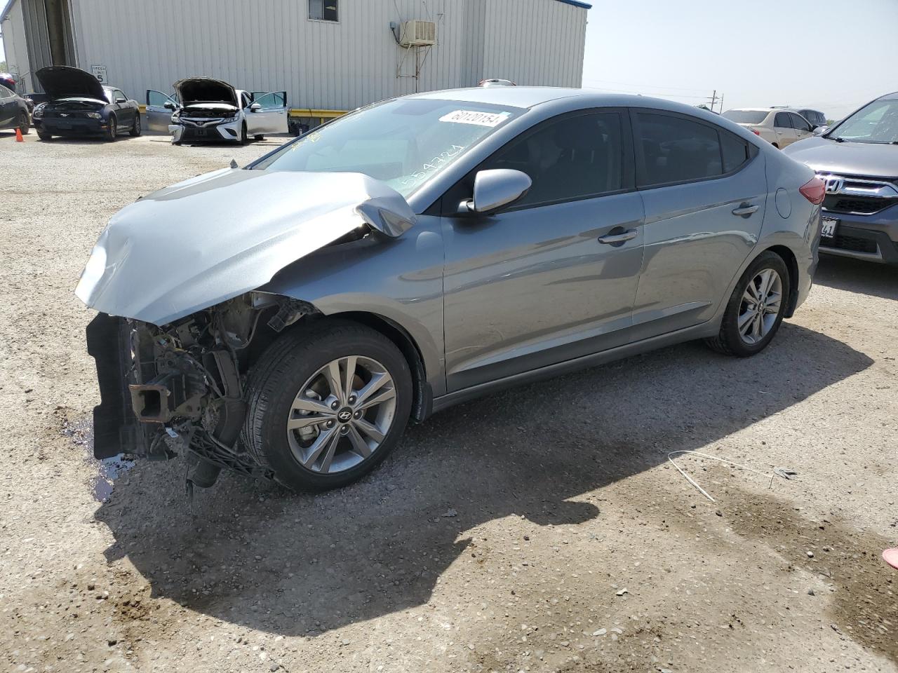 2018 Hyundai Elantra Sel vin: KMHD84LFXJU554721