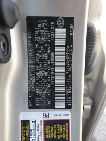 2017 TOYOTA CAMRY LE - 4T1BF1FK8HU810398