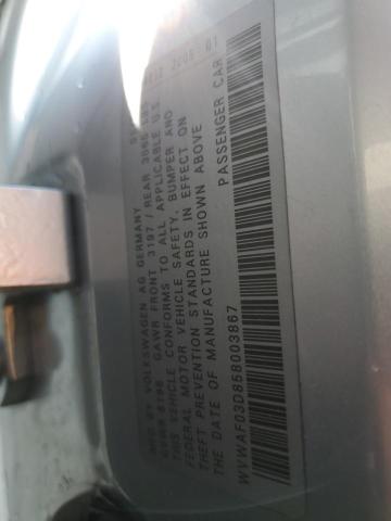 2005 Volkswagen Phaeton 4.2 VIN: WVWAF03D858003867 Lot: 58462204