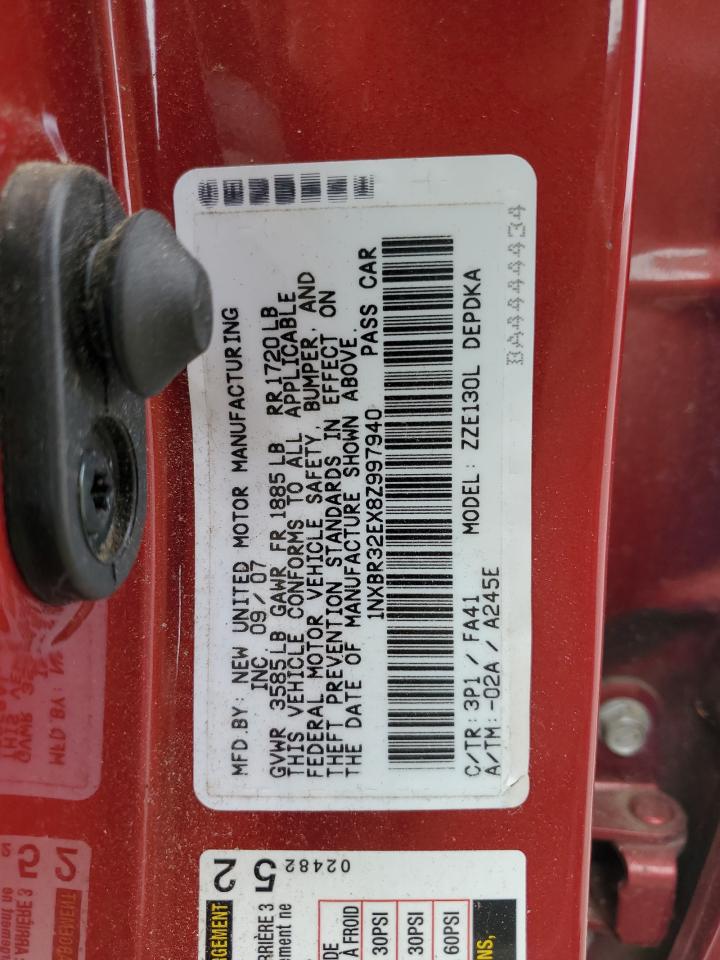 1NXBR32EX8Z997940 2008 Toyota Corolla Ce