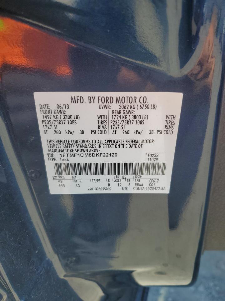 1FTMF1CM8DKF22129 2013 Ford F150