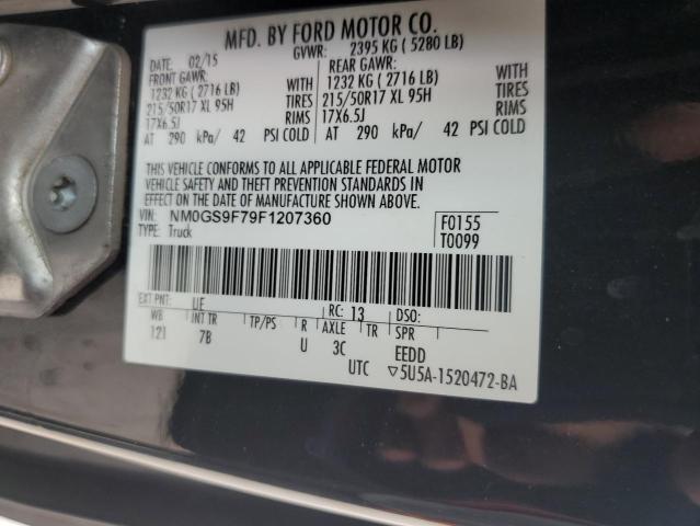 2015 Ford Transit Connect Xlt VIN: NM0GS9F79F1207360 Lot: 56965544