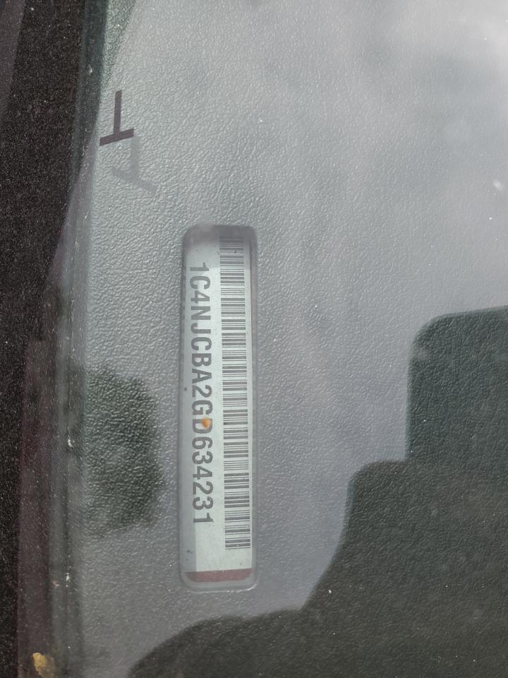 1C4NJCBA2GD634231 2016 Jeep Compass Sport