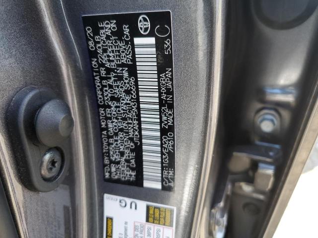 2021 Toyota Prius Prime Le VIN: JTDKAMFP5M3166696 Lot: 59528894