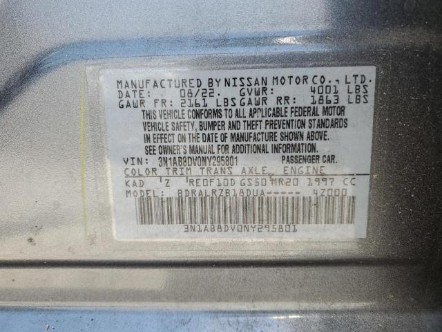 2022 NISSAN SENTRA SR - 3N1AB8DV0NY295801