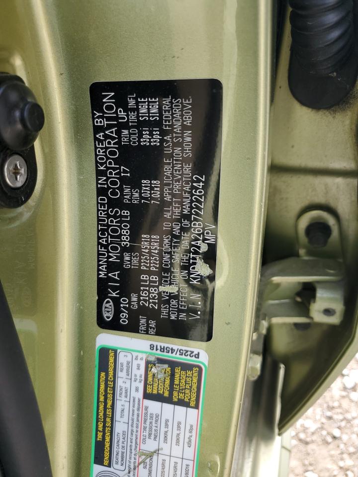 KNDJT2A26B7222642 2011 Kia Soul +