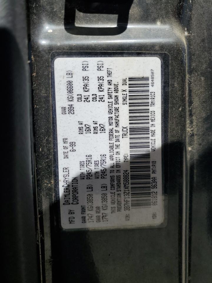 3B7HF13Z1XM588824 1999 Dodge Ram 1500