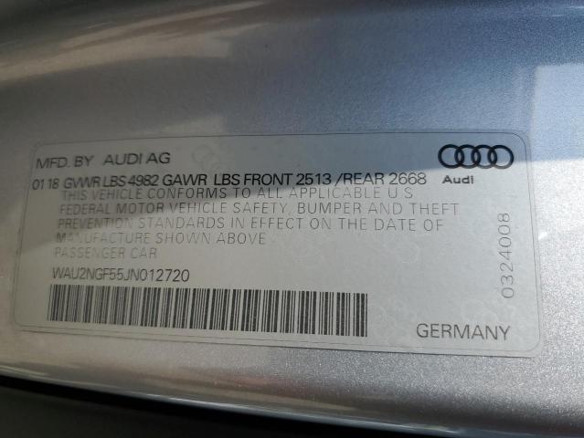 2018 AUDI A5 PRESTIG - WAU2NGF55JN012720