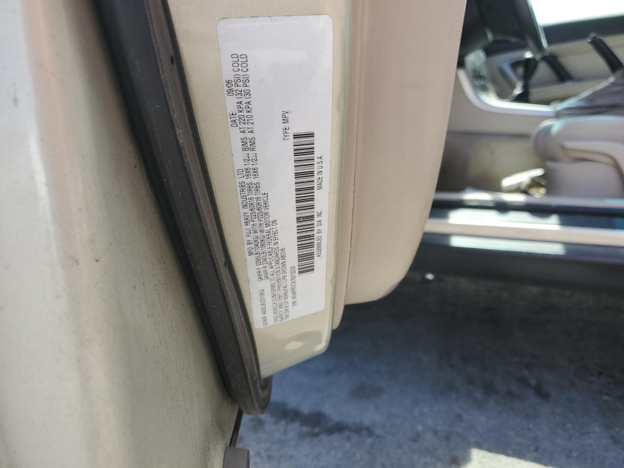 4S4BP61CX76313205 2007 Subaru Outback Outback 2.5I