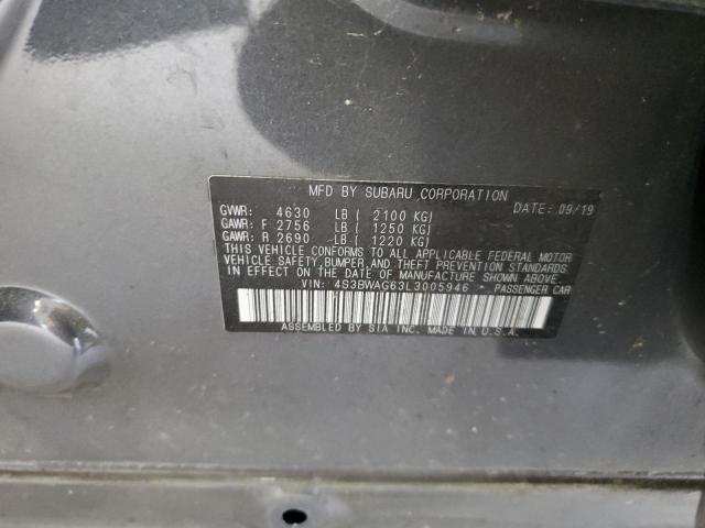 2020 SUBARU LEGACY SPO 4S3BWAG63L3005946