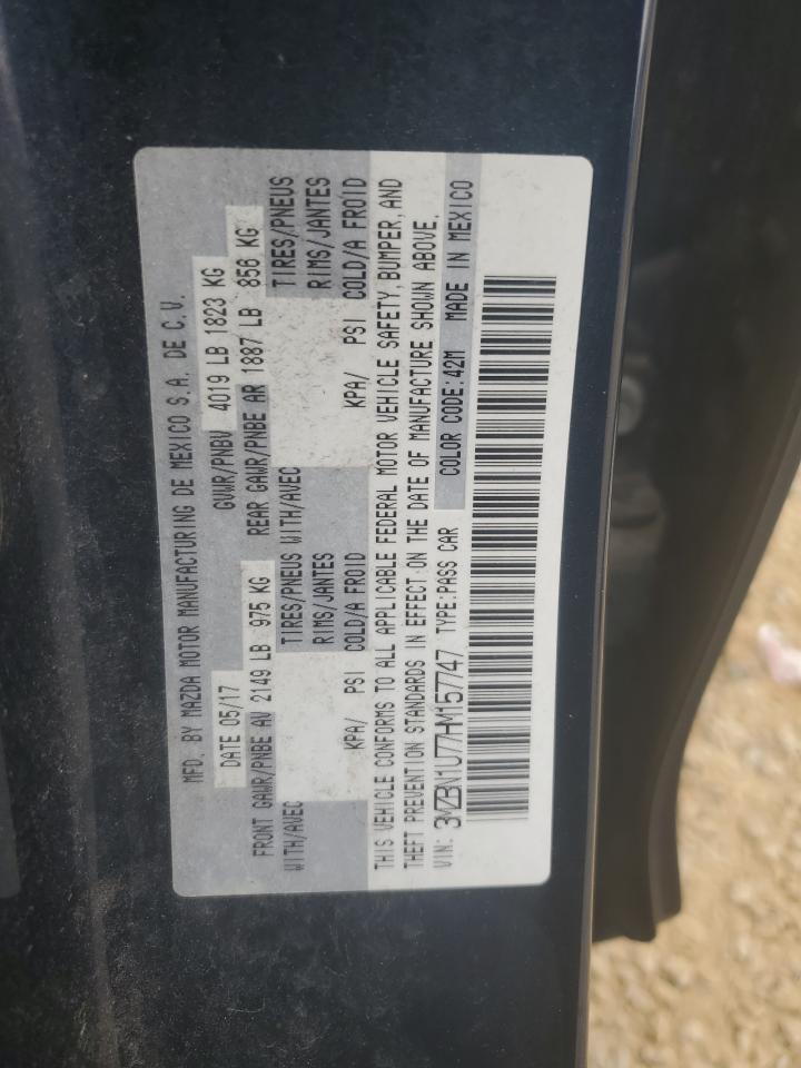 3MZBN1U77HM157747 2017 Mazda 3 Sport