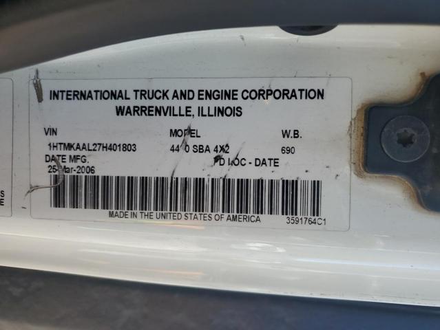 2007 International 4000 4400 VIN: 1HTMKAAL27H401803 Lot: 57731514