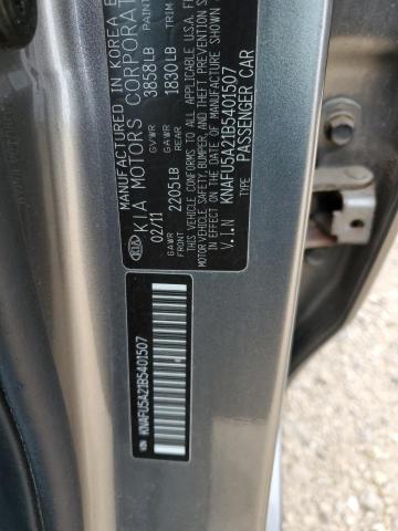 2011 Kia Forte Ex VIN: KNAFU5A21B5401507 Lot: 59445474