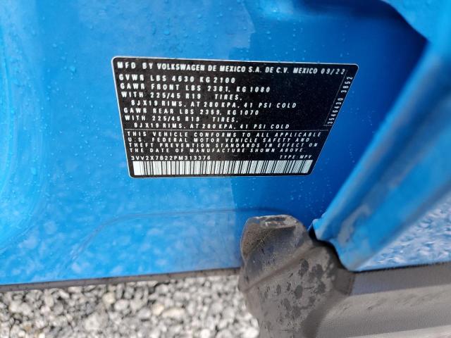 2023 VOLKSWAGEN TAOS SEL - 3VV2X7B22PM313376