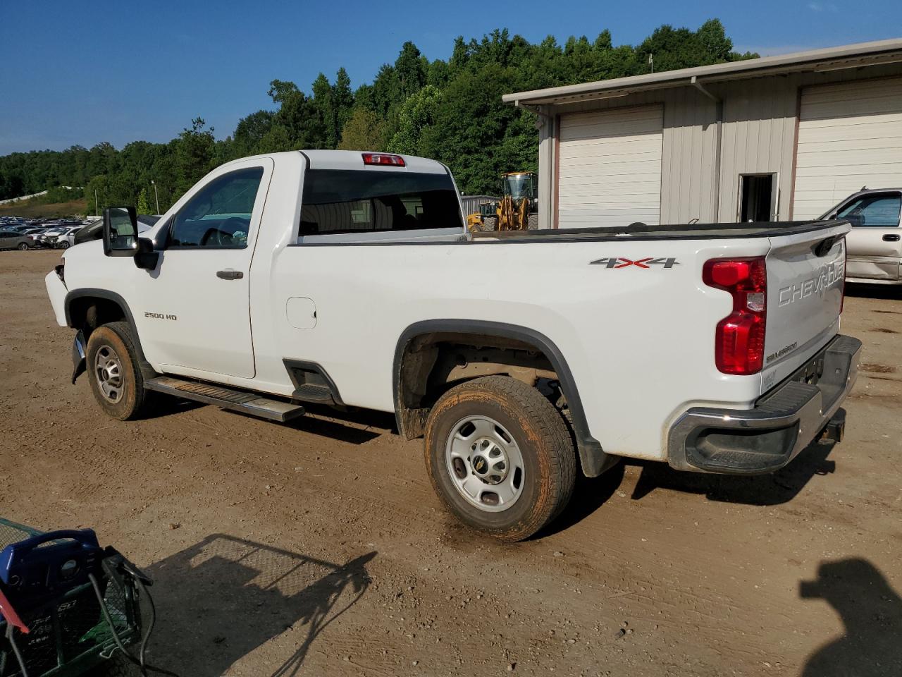 CHEVROLET SILVERADO 2020 white  gas 1GC3YLE7XLF331103 photo #3