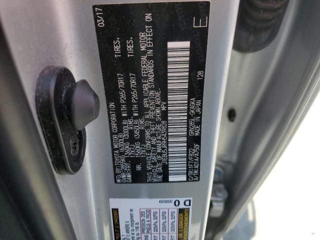 2017 Toyota 4Runner Sr5/Sr5 Premium VIN: JTEBU5JR9H5439828 Lot: 61491344