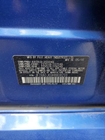 2017 Subaru Wrx Limited VIN: JF1VA1J69H8808233 Lot: 60484814