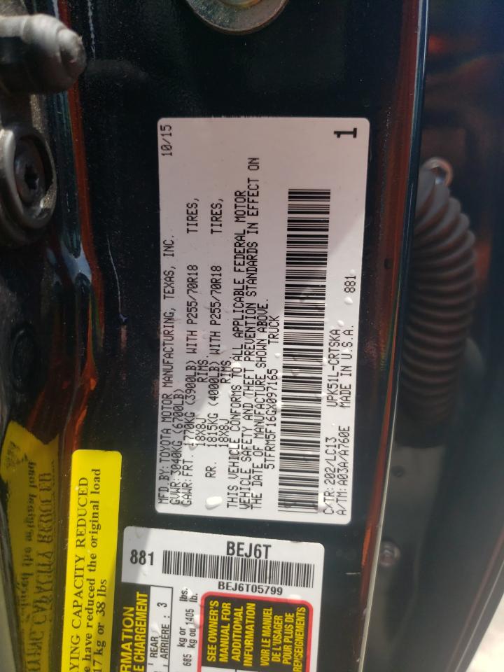 5TFRM5F16GX097165 2016 Toyota Tundra Double Cab Sr/Sr5