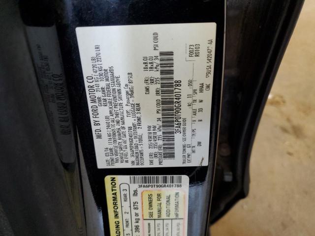 2016 Ford Fusion Se VIN: 3FA6P0T90GR401788 Lot: 60460084