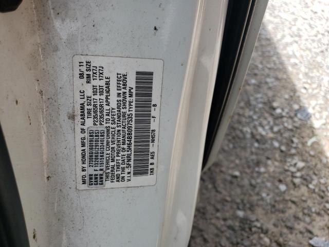 2011 Honda Odyssey Exl VIN: 5FNRL5H64BB097535 Lot: 60735814