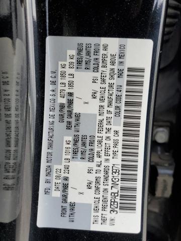 2022 Mazda 3 Select VIN: 3MZBPABL7NM313971 Lot: 59367884