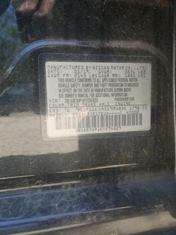 2019 Nissan Sentra S VIN: 3N1AB7AP1KY294829 Lot: 61280724