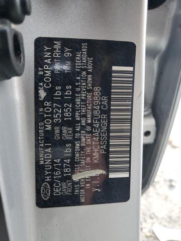 KMHCT4AE4FU849888 2015 HYUNDAI ACCENT - Image 13